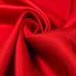 Duchesse satin, silk blend, red