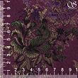 Brocade bouquet, burgundy, 1m
