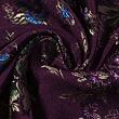 Brocade bouquet, burgundy, 1m