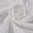 Silk cotton voile, ivory white
