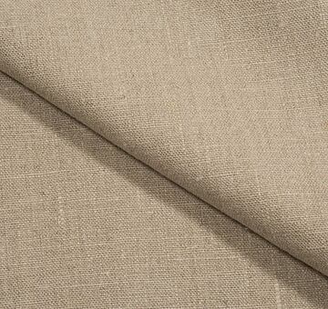 European linen fabric, natural 100% linen, heavy, 2m