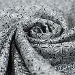 Noble brocade, black and silver