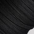 Flat cotton lace, black