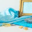 Brocade ornaments, grey
