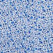 Blue-white fine linen fabric, 100% linen