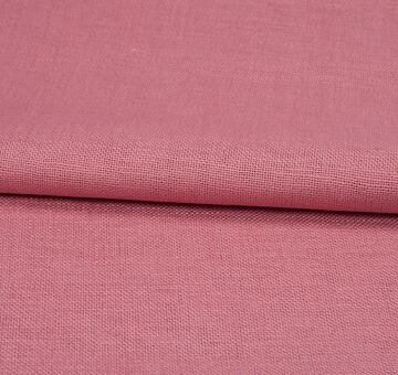 Heavy linen cotton blend fabric, pink, 0.9m