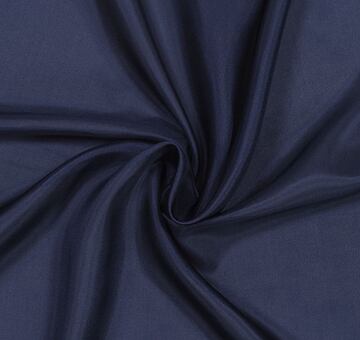 Silk habotai, dark blue, 0.8m
